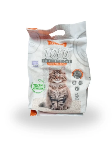 Arena para Gato de Tofu YOMMY Olor Lavanda 6L